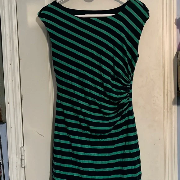 LOFT | Dresses | Ann Taylor Loft Green And Navy Striped Dress Like New | Poshmark LOFT | Dresses | Ann Taylor Loft Green And Navy Striped Dress Like New | Poshmark